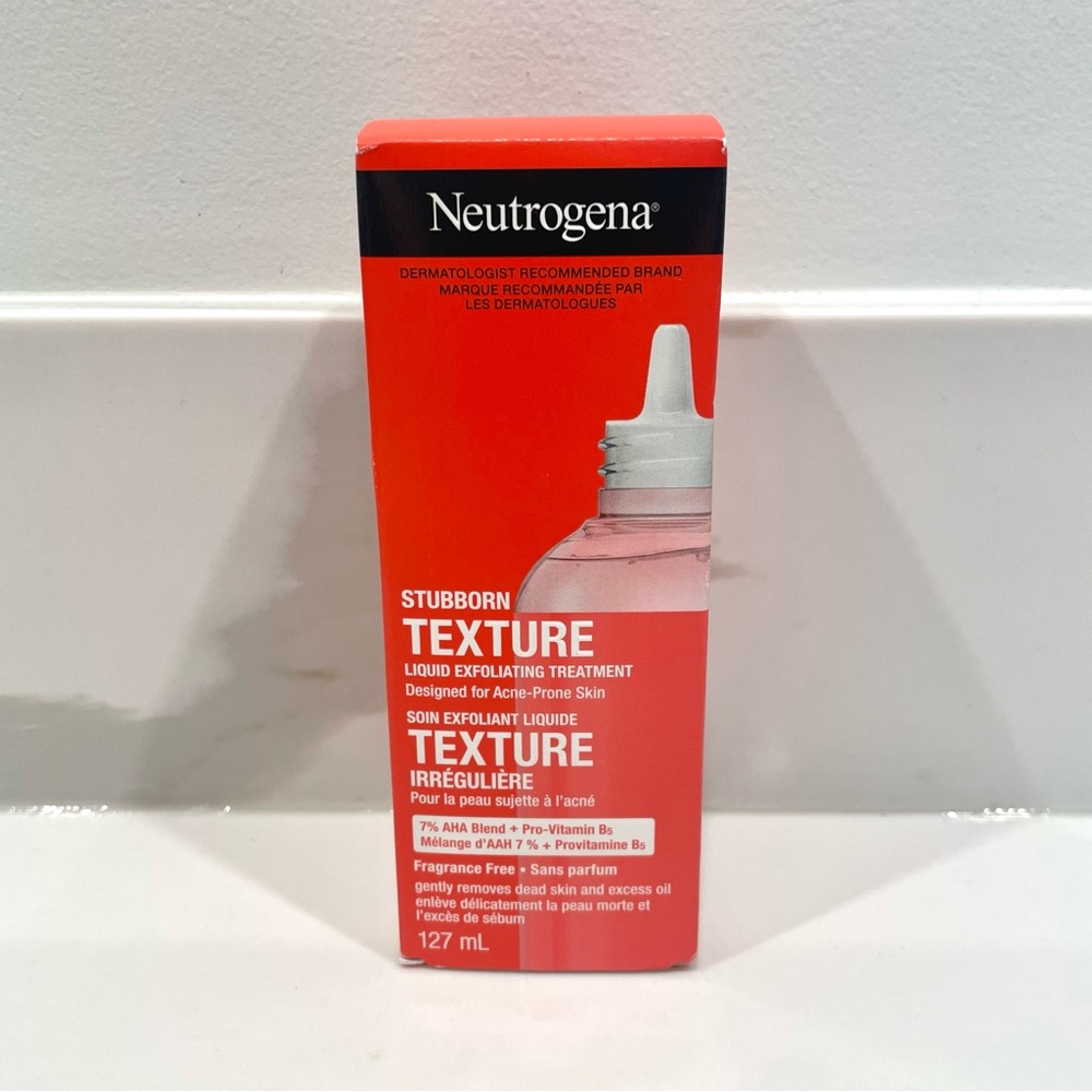 🔵3/$25 NEW Neutrogena Stubborn Texture Liquid Exfoliating Treatment